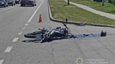 Після ДТП у Володимирі 16-річного мотоцикліста госпіталізували з тяжкими травмами