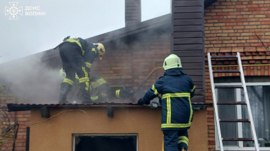 На Волині горіла котельня житлового будинку: що відомо