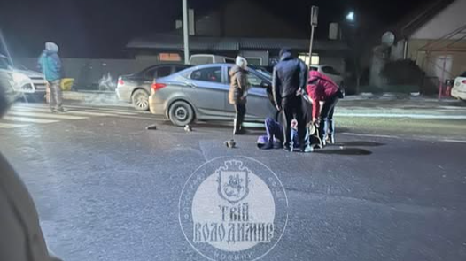 У Володимирі на переході авто збило літнього чоловіка