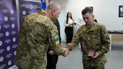 Били ворога на Донеччині й Харківщині: волинські прикордонники отримали нагороди з рук міністра