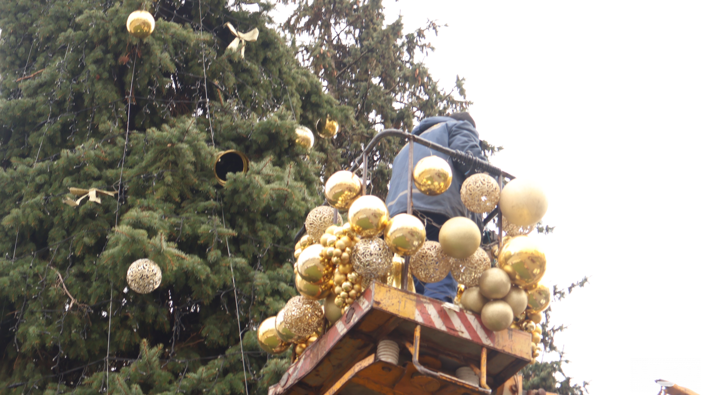 Луцьк в очікуванні свята: ялинки прикрашені, місто готується до Різдва