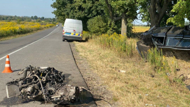 На Волині авто злетіло в кювет: постраждали троє людей