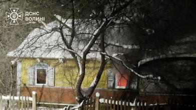 У селі на Волині у пожежі загинув чоловік