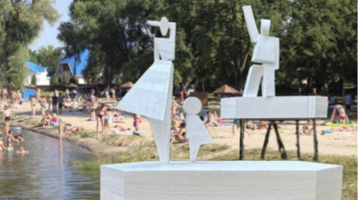 У Луцьку встановлять скульптури по обидва боки річки Стир