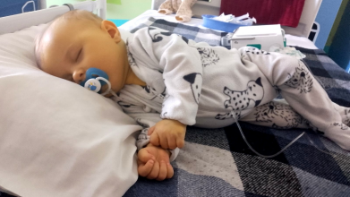 В «Охмадиті» провели трансплантацію печінки маленькому Ромчику Дячуку з Волині