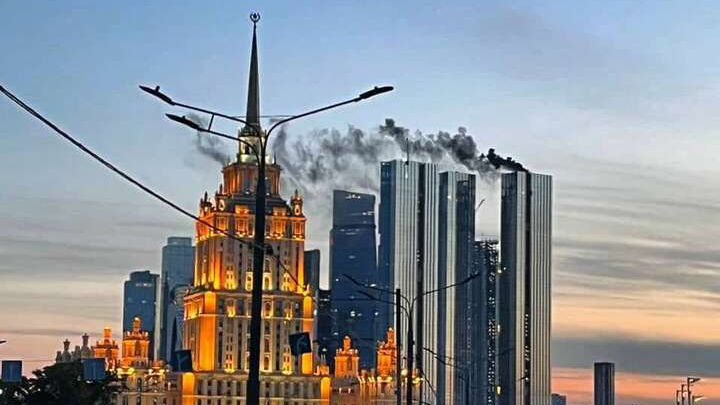 У російській столиці горить «Москва-Сіті»