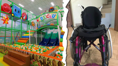 В Ужгороді дитину на інвалідному візку не впустили до розважального центру