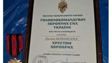 Військовий з Волині отримав почесну нагороду від Сирського