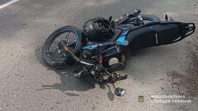 На Волині 16-річний школяр на мотоциклі тікав від поліції і влаштував ДТП