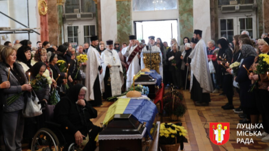 У Луцьку попрощалися з двома Героями, які тривалий час вважалися зниклими безвісти