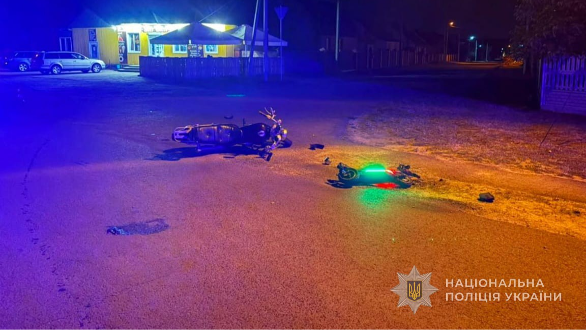 На Волині п’яний мотоцикліст зіткнувся з 11-річним хлопчиком на електросамокаті