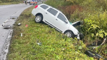 На Волині автівка злетіла з дороги, травмувалися підліток та 19-річний хлопець
