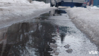 На Волині через відлигу підтопило селище
