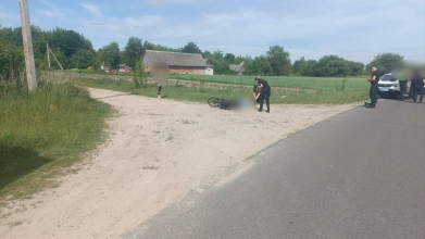 На Волині загинув 53-річний мотоцикліст