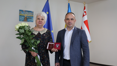 Волонтерка з Волині Діана Шевчук отримала нагороду від Президента України