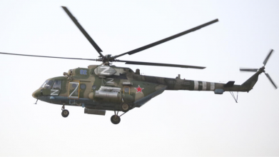 «Гарно горить»: ЗСУ збили російський вертоліт Мі-8. Відео