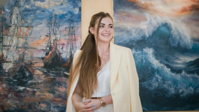 Волинська художниця представила виставку картин «Contra spem spero»