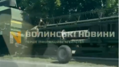 Смертельна ДТП на трасі Луцьк-Львів: комбайн злетів у кювет