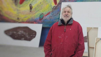 «Війна йде через мистецтво»: як відомий художник створює найбільшу картину світу в Луцьку