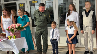 Захисник «Азовсталі» з Луцька повів доньку у перший клас