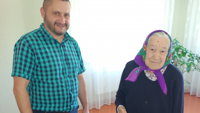Жителька села на Волині відзначила 90-річний ювілей