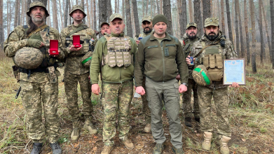 Гармаші волинської тероборони на сході України одержали бойові нагороди