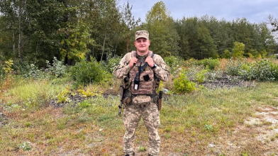 Дрон переслідував, а снайпер цілився у спину: 25-річний прикордонник з Волині двічі дивом уникнув смерті