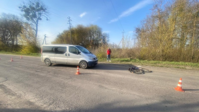 У Луцькому районі водій буса збив п'яного велосипедиста