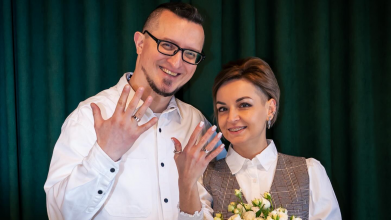 Лідер гурту «Флайза» Андрій Тимчук одружився. Фото