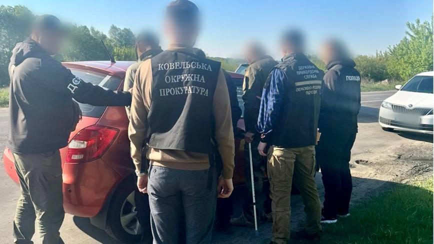 На Волині ліквідували ще один канал незаконного переправлення ухилянтів за кордон. Фото