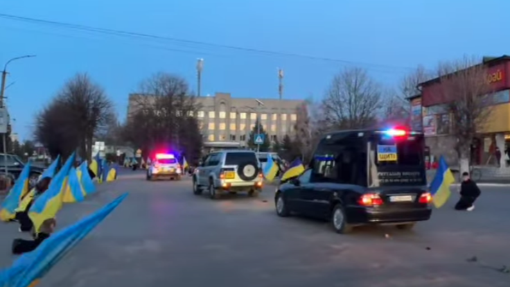 Волиняни зустріли на щиті загиблого воїна Євгена Шмигельського