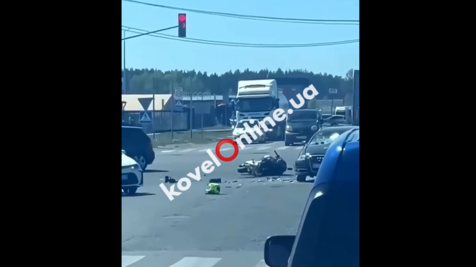 У Ковелі - смертельна ДТП біля АЗС, загинув мотоцикліст