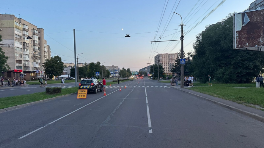 ДТП на Соборності: у Луцьку авто збило пішохідку