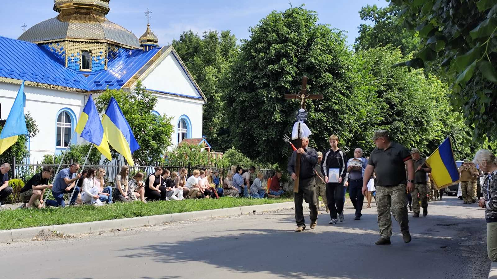 Загинув у квітні 2024 року: на Волині попрощалися із Героєм Олександром Троянчуком