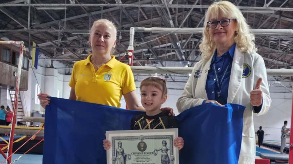 Шестирічна спортсменка з Львівщини встановила світовий рекорд