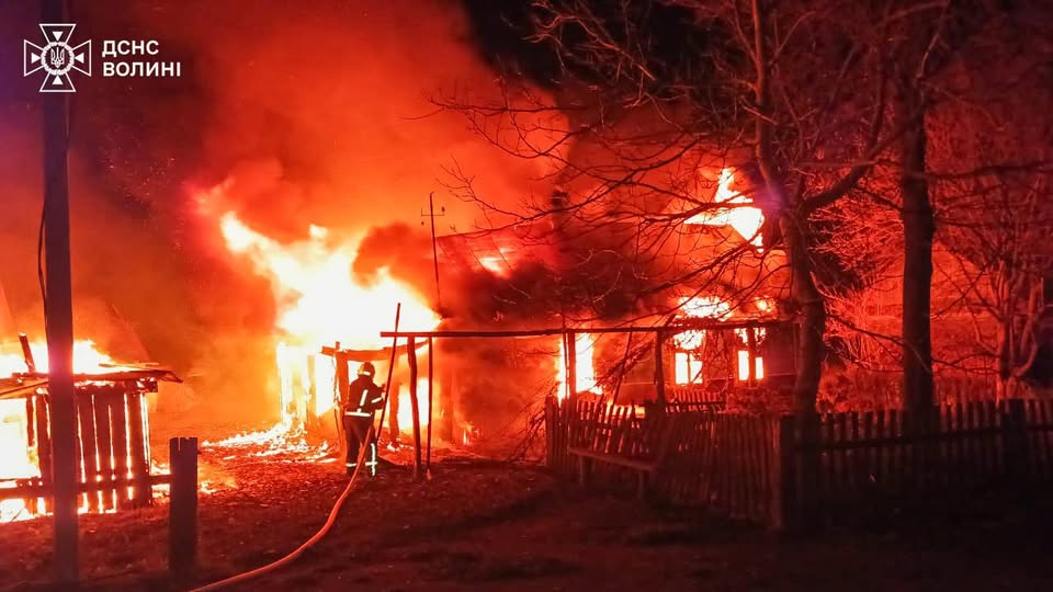 На вихідних у пожежах загинули двоє волинян