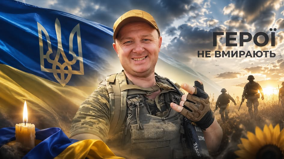 На Запорізькому напрямку загинув 36-річний Герой з Луцького району Віталій Чижевський