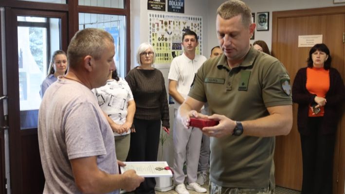 Воїна з Волині нагородили «Золотим хрестом» та орденом «За мужність»