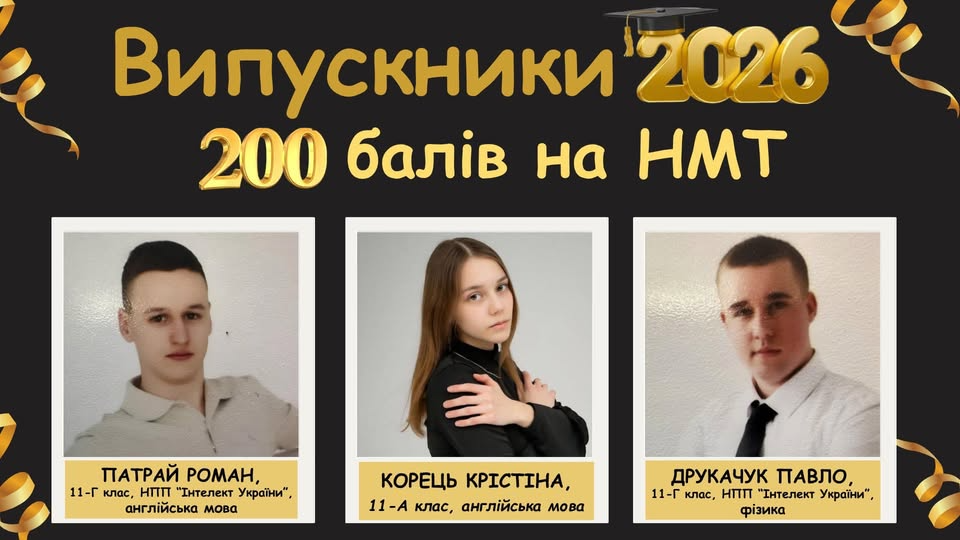 Троє випускників ліцею на Волині набрали 200 балів на НМТ