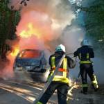 У селі на Волині згорів автомобіль: причина встановлюється