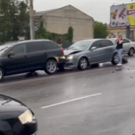 ДТП у Луцьку: біля ПортCity зіткнулися чотири автівки, рух ускладнений