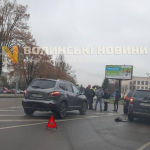 На кільці біля «Авангарду» у Луцьку через ДТП утворився затор