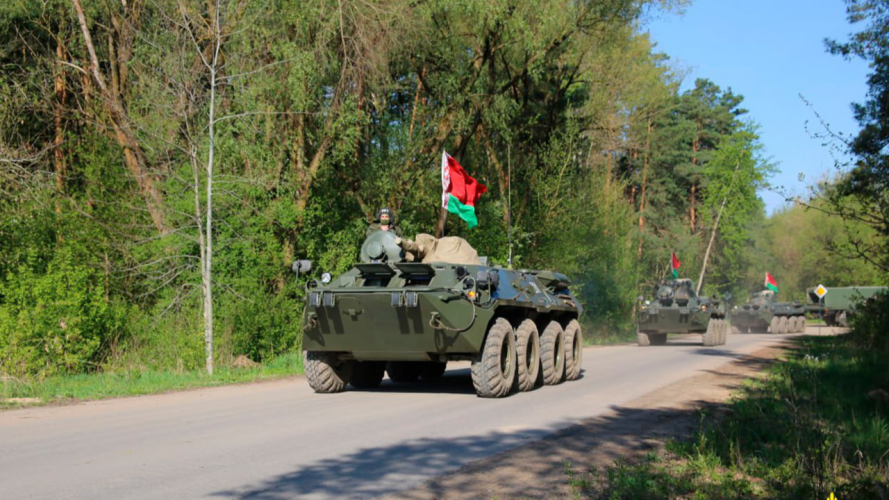 перевірка військ в Білорусі