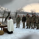 Бійці двох волинських бригад відзначили Водохреще. ФОТО