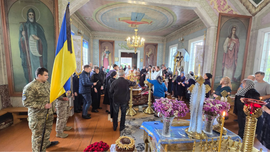 На Волині попрощалися із загиблим на Донеччині захисником Сергієм Гальцовим