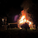 На Волині школяр підпалив дерев'яний хлів односельчанина, а судили його матір