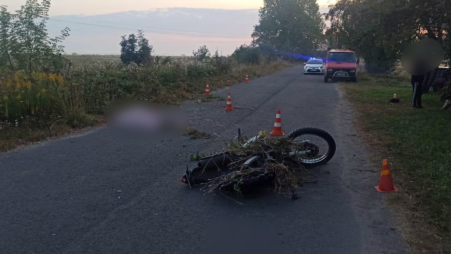 На Волині 11‑класник на мотоциклі розбився на смерть