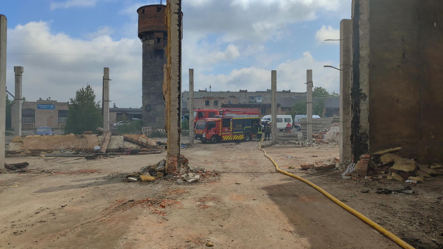 На Волині горів колишній консервний завод