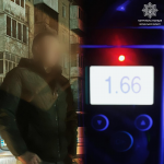 У Луцьку під час комендантської години спіймали п’яного 29-річного водія