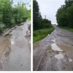 Через ями та калюжі людям складно добиратися до роботи: на Волині вантажівки повністю зруйнували сільську дорогу